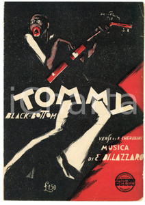 Oggetto da collezione cartaceo 1930 Bixio CHERUBINI Eldo DI LAZZARO Tommy BLACK BOTTOM Spartito Ed. BIXIO 1