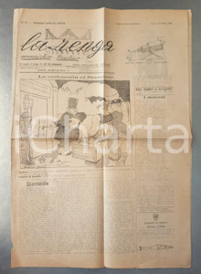 Giornale, rivista storica 1921 TRENTO  LA RENGA  Giornale umoristico trentino  Anno II n° 73 1
