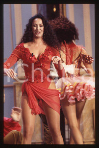 Fotografia d epoca originale 1993 BAGAGLINO Gabriella LABATE sul palco 35mm VINTAGE SLIDE 6 1