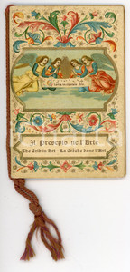 Oggetto da collezione cartaceo 1927 PRESEPIO NELL ARTE The crib in the art  Calendarietto tascabile 1