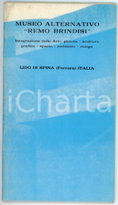 Libro, pubblicazione d epoca 1975 ca LIDO DI SPINA Museo alternativo Remo Brindisi  Pubblicazione 1