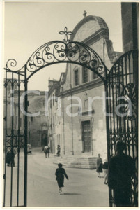 Fotografia d epoca originale 1950 ca SASSARI Cattedrale di S. Nicola  Foto ANIMATA VINTAGE 12x18 cm 1
