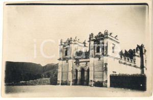 Fotografia d epoca originale 1935 ca AOI MACALLE  ETIOPIA Palazzo negus Yohannes IV  Foto 9x6 cm 1