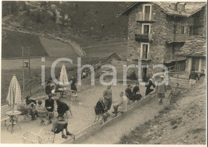 Fotografia d epoca originale 1960 ca CHENEIL / VALTOURNANCHE Ristorante Panorama Foto animata 2 15x10 1