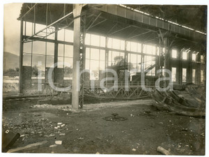 Fotografia d epoca originale 1920 BRESCIA Via dei bagni 4 FONDERIA VANZANI Interni del capannone  Foto 1