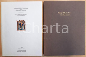 Libro, pubblicazione d epoca 1989 Giulia BOLOGNA Omaggio della Trivulziana per un incontro culturale GORBACEV 1