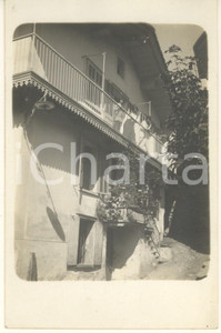 Fotografia d epoca originale 1915 ca COURMAYEUR AO Villa BROCHEREL Foto animata 9x14 cm 1