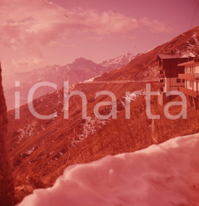 Fotografia d epoca originale 1970ca BIELMONTE BI Panorama primaverile DIAPOSITIVA ORIGINALE 1 1