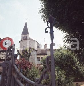 Fotografia d epoca originale 1970ca TOURNUS F Abbaye SaintPhilibert  DIAPOSITIVA ORIGINALE 1 1