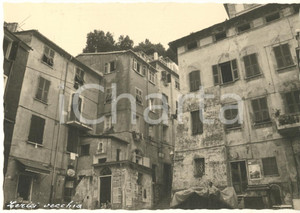Fotografia d epoca originale 1965 ca LERICI Piazza Garibaldi / Salita al castello Foto bozzetto cartolina 1