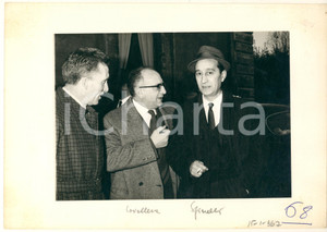 Fotografia d epoca originale 1967 ROMA Comitato Centrale del PSI  Aldo SPINELLI Foto 25x17 cm 1