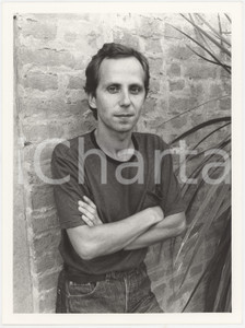 Fotografia d epoca originale 1984 VENEZIA Fabrice LUCHINI alla Mostra del Cinema  Foto 17x24 cm 1