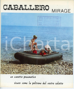 Materiale pubblicitario d’epoca 1975 ca VERBANIA  INTRA Canotto Nautylatex CABALLERO MIRAGE Brochure 1