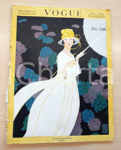 Giornale, rivista storica Late April 1917 VOGUE  William Salomon House  Magazine CONDE NAST DAMAGED 1