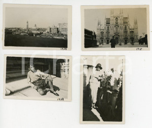 Fotografia d epoca originale 1932 DUOMO DI MILANO Madre e figlio visitano le terrazze  Lotto 4 foto 1