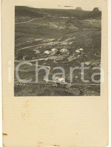 Fotografia d epoca originale 1935 ca AOI ETIOPIA Tra Adua e il Mareb  Campo italiano Fotografia 6x9 cm 1