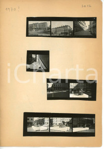 Fotografia d epoca originale 1970 TRIESTE Largo Riborgo  Fontana dei quattro Continenti  Lotto 39 provini 1