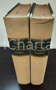 Libro, pubblicazione d epoca 1924 Adolphe SIRET Dictionnaire historique et raisonné des peintres 2 voll. 1
