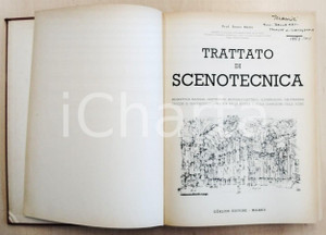 Libro, pubblicazione d epoca 1962 TEATRO Bruno MELLO Trattato di scenotecnica GORLICH EDITORE Scenografia 1