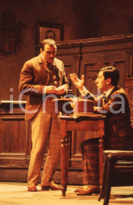 Fotografia d epoca originale 1986 TEATRO Luca DE FILIPPO in  O Scarfalietto di E. Scarpetta VINTAGE SLIDE 4 1