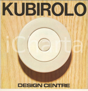 Materiale pubblicitario d’epoca 1970 AGLIANA PT DESIGN CENTRE  KUBIROLO Design SOTTSASS jr  Pieghevole 1