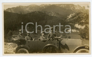Fotografia d epoca originale 1920 ca REGIO ESERCITO Soldati a bordo di una FIAT TORPEDO 510 S Foto 11x6 cm 1 1
