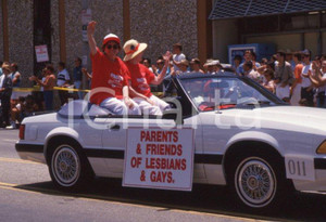 Fotografia d epoca originale 1988 LOS ANGELES Gay parade 35 mm VINTAGE SLIDE 2 1