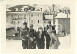 Fotografia d epoca originale 1933 SAN BERNARDINO SVIZZERA Hotel BROCCO & POSTE  Villeggianti Foto 10x7 1