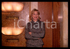 Fotografia d epoca originale 1995 ca CINEMA Monica SCATTINI Ritratto dell attrice 35mm VINTAGE SLIDE 4 1