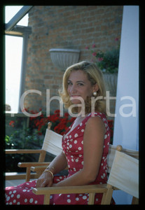 Fotografia d epoca originale 199a VENEZIA Monica SCATTINI alla Mostra del Cinema  35mm VINTAGE SLIDE 1 1