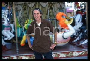 Fotografia d epoca originale 1997 CANNES Dario ARGENTO al luna park 35mm VINTAGE SLIDE 8 1