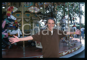 Fotografia d epoca originale 1997 CANNES Dario ARGENTO al luna park 35mm VINTAGE SLIDE 15 1