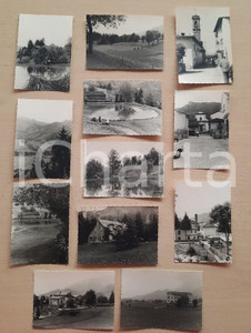 Fotografia d epoca originale Luglio 1959 BRATTO BG Vedute panoramiche Lotto 12 foto 10x7 cm 1