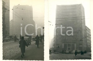 Fotografia d epoca originale 1956 Nebbia a MILANO  Largo Donegani e Palazzo Montecatini Lotto 2 foto 10x7 1