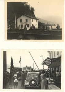 Fotografia d epoca originale 1949 Confine ITALIA/ SVIZZERA  Dogana di VALMARA  Lotto 2 foto vintage 9x6 cm 1