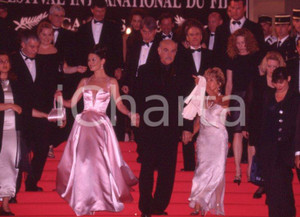 Fotografia d epoca originale 1999 CANNES Sean CONNERY Micheline ROQUEBRUNE Catherine ZETAJONES 35mm SLIDE 4 1