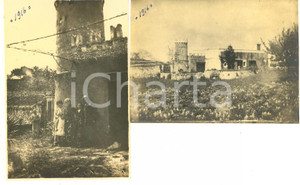 Fotografia d epoca originale 1916 PUGLIA LECCE ? Una masseria tradizionale  Lotto 2 foto ANIMATE 8x12 cm 1