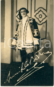 Cartolina originale da collezione 1925 ca TEATRO ITALIA Annibale BETRONE in costume di scena  Fotocartolina 1