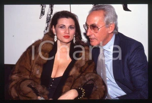 Fotografia d epoca originale 1990ca COSTUME Serena GRANDI Beppe ERCOLE  35mm VINTAGE SLIDE 6 1