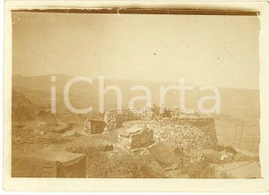 Fotografia d epoca originale 1910 ca ERITREA Soldati italiani in una fortificazione Foto 9x6 cm 1