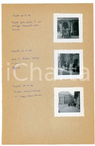 Fotografia d epoca originale 1948 TRIESTE Piazza della Borsa  Caffè di Piazza Goldoni  Lotto 6 provini 1