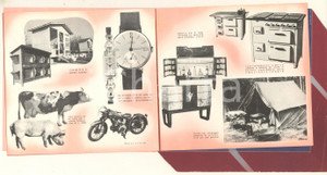 Materiale pubblicitario d’epoca 1940 EIAR ROMA Catalogo concorso a premi per giovani sposi ILLUSTRATO 1