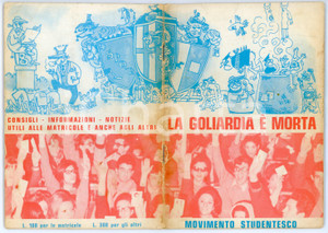 Libro, pubblicazione d epoca 1968 ca MILANO Università Cattolica MOVIMENTO STUDENTESCO La goliardia è morta 1