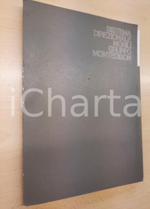 Materiale pubblicitario d’epoca 1976 GRUPPO MONTEDISON Sistema direzionale mobili  Catalogo ILLUSTRATO 1