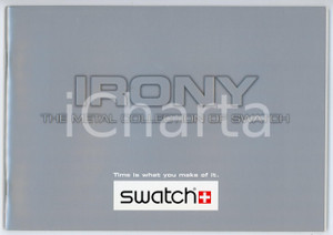 Materiale pubblicitario d’epoca 1998 SWITZERLAND  SWATCH IRONY Metal collection  Catalogue 1