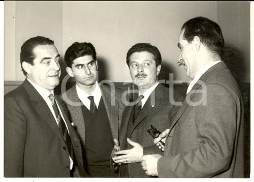 1955 ca MILANO Carlo DAPPORTO dietro le quinte - Fotografia 18x13 cm
