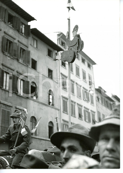 1957 FIRENZE Raduno nazionale degli Alpini - Marionette gruppo di ZOCCA *Foto 
