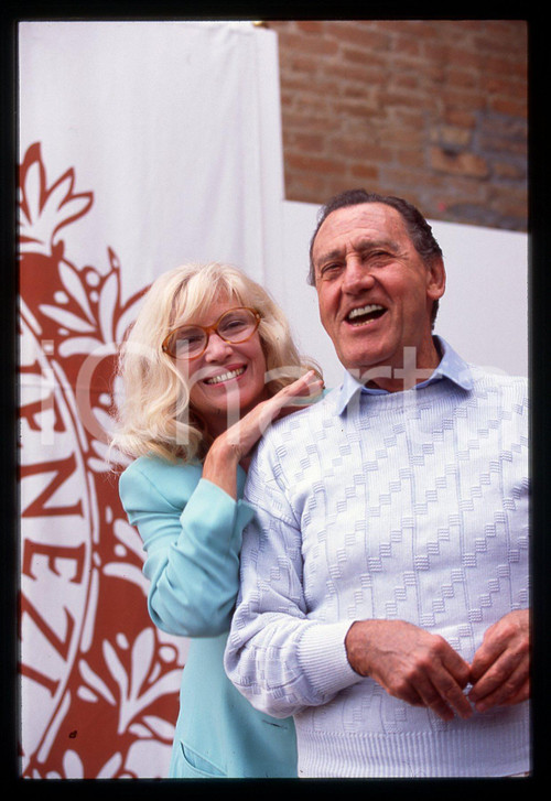 35mm vintage slide* 1995ca Venezia Cinema ALBERTO SORDI - MONICA VITTI 