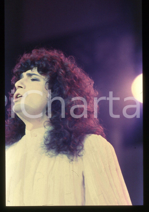 35mm vintage slide* 1985ca Renato ZERO si esibisce in concerto (7)