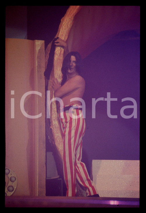 35mm vintage slide*1989 Riva del Garda RENATO ZERO canta VOYEUR (15)